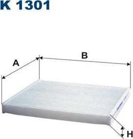 Filtron K1301 - Фильтр воздуха в салоне autosila-amz.com