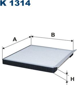 Filtron K1314 - Фильтр воздуха в салоне autosila-amz.com