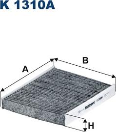 Filtron K1310A - Фильтр салона угольн LEXUS: ES 18-, RX 15-, UX 18- \ TOYOTA: AURIS 18-, AVALON 18-, CAMRY 17-, C-HR autosila-amz.com