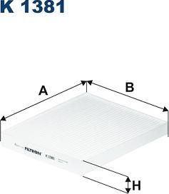 Filtron K1381 - Фильтр воздуха в салоне autosila-amz.com