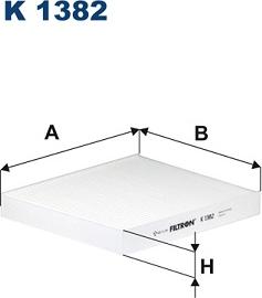 Filtron K1382 - Фильтр воздуха в салоне autosila-amz.com