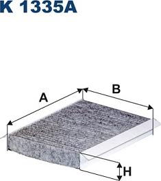 Filtron K1335A - Фильтр воздуха в салоне autosila-amz.com