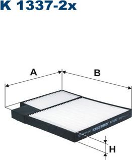 Filtron K1337-2x - Фильтр воздуха в салоне autosila-amz.com