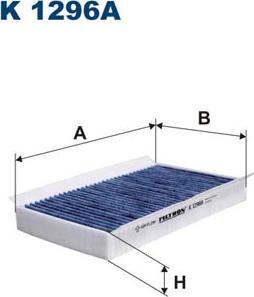 Filtron K1296A - Фильтр воздуха в салоне autosila-amz.com
