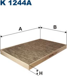 Filtron K1244A - Фильтр воздуха в салоне autosila-amz.com