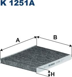 Filtron K1251A - Фильтр воздуха в салоне autosila-amz.com