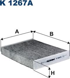 Filtron K1267A - Фильтр воздуха в салоне autosila-amz.com