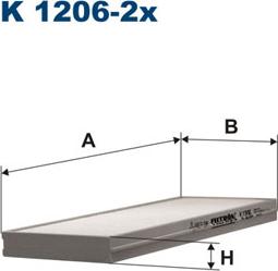 Filtron K1206-2x - Фильтр воздуха в салоне autosila-amz.com