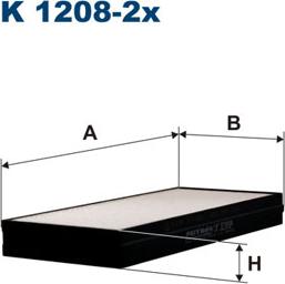 Filtron K1208-2x - Фильтр воздуха в салоне autosila-amz.com