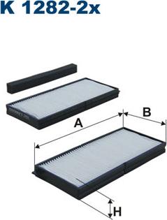 Filtron K1282-2x - Фильтр воздуха в салоне autosila-amz.com