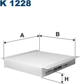 Filtron K1228 - Фильтр воздуха в салоне autosila-amz.com