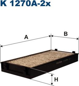 Filtron K1270A-2x - Фильтр воздуха в салоне autosila-amz.com