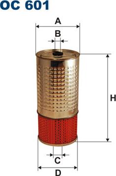 Filtron OC601 - Масляный фильтр autosila-amz.com