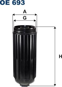 Filtron OE693 - Масляный фильтр autosila-amz.com