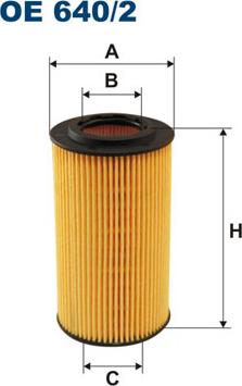 Filtron OE640/2 - Масляный фильтр autosila-amz.com