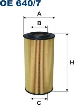 Filtron OE640/7 - Масляный фильтр autosila-amz.com