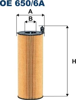 Filtron OE650/6A - Масляный фильтр autosila-amz.com