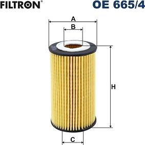 Filtron OE 665/4 - Масляный фильтр autosila-amz.com