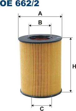 Filtron OE662/2 - Масляный фильтр autosila-amz.com