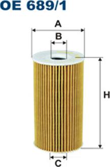 Filtron OE689/1 - Масляный фильтр autosila-amz.com