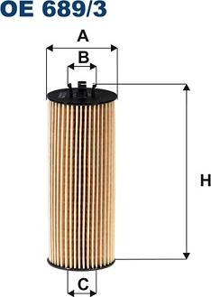 Filtron OE 689/3 - Масляный фильтр autosila-amz.com