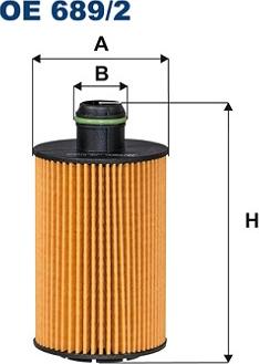 Filtron OE 689/2 - Масляный фильтр autosila-amz.com