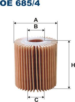 Filtron OE685/4 - Масляный фильтр autosila-amz.com