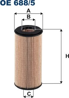 Filtron OE 688/5 - Масляный фильтр autosila-amz.com