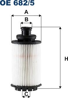 Filtron OE 682/5 - Масляный фильтр autosila-amz.com