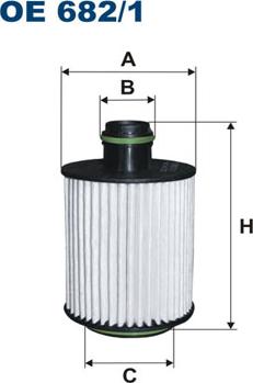 Filtron OE682/1 - Масляный фильтр autosila-amz.com