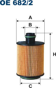 Filtron OE682/2 - Масляный фильтр autosila-amz.com