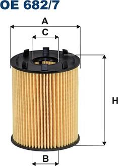 Filtron OE 682/7 - Масляный фильтр autosila-amz.com