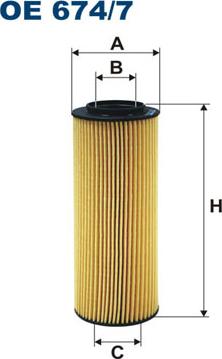 Filtron OE674/7 - Масляный фильтр autosila-amz.com