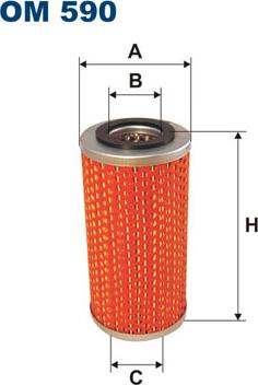 Filtron OM590 - Масляный фильтр autosila-amz.com