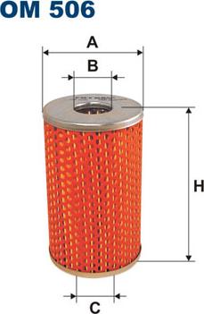 Filtron OM506 - Масляный фильтр autosila-amz.com