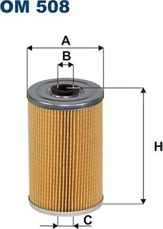 Filtron OM508 - Масляный фильтр autosila-amz.com