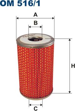 Filtron OM516/1 - Масляный фильтр autosila-amz.com