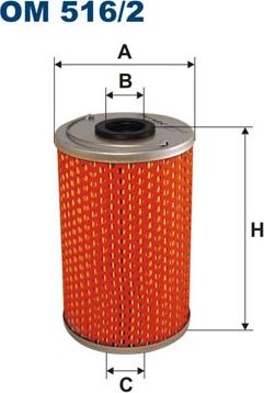 Filtron OM516/2 - Масляный фильтр autosila-amz.com