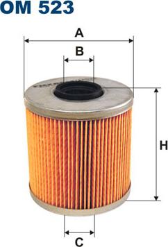 Filtron OM523 - Масляный фильтр autosila-amz.com