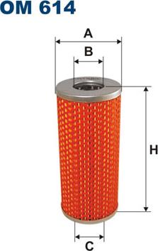 Filtron OM614 - Масляный фильтр autosila-amz.com
