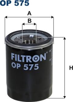Filtron OP575 - Масляный фильтр autosila-amz.com