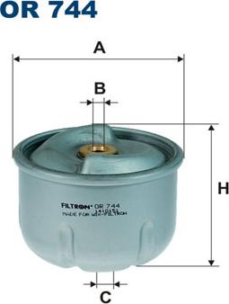 Filtron OR744 - Масляный фильтр autosila-amz.com