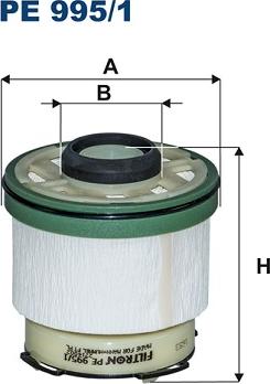 Filtron PE995/1 - Топливный фильтр autosila-amz.com