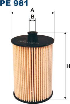 Filtron PE981 - Топливный фильтр autosila-amz.com