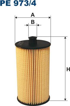 Filtron PE973/4 - Фильтр топл. (вставка ЭКО без метал.эл.) autosila-amz.com