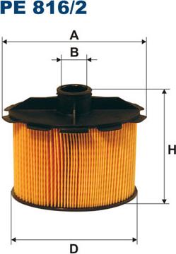 Filtron PE816/2 - Топливный фильтр autosila-amz.com