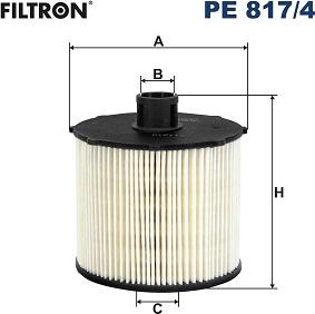 Filtron PE 817/4 - Топливный фильтр autosila-amz.com