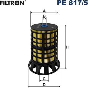 Filtron PE 817/5 - Топливный фильтр autosila-amz.com