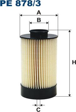 Filtron PE878/3 - Топливный фильтр autosila-amz.com