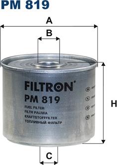 Filtron PM819 - Топливный фильтр autosila-amz.com